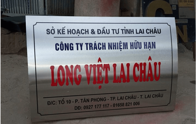 Làm tem kim loại bằng hợp kim sắt
