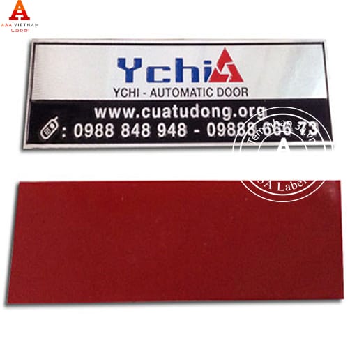 Địa chỉ làm tem nhôm phay xước giá rẻ nhất hiện nay 