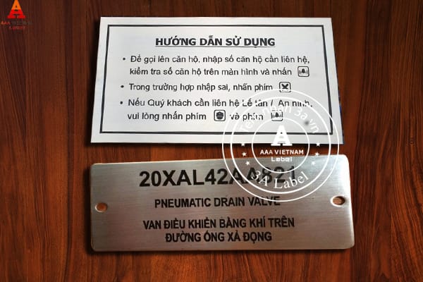 Nhận in tem inox ăn mòn giá rẻ nhất 