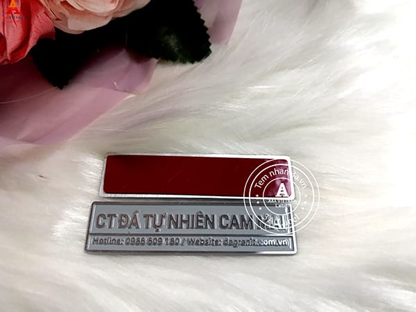 Làm tem nhôm, tem nhôm xước giá rẻ, đẹp nhất 