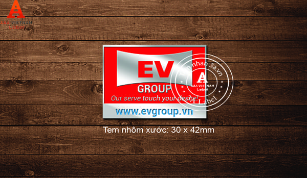 Tem nhôm xước, dập nổi giá rẻ 