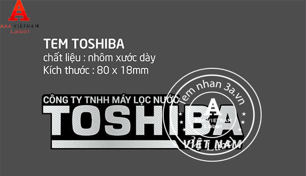 Khuôn mẫu tem nhôm xước, dập nổi thẩm mỹ cao