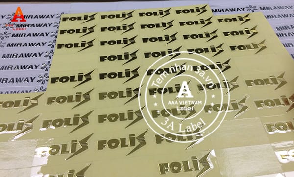 Làm tem nhôm, tem nhôm mạ niken giá rẻ 
