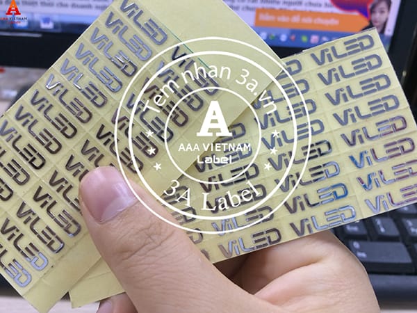 Nhận làm tem nhôm mạ niken giá rẻ tại TP HCM 