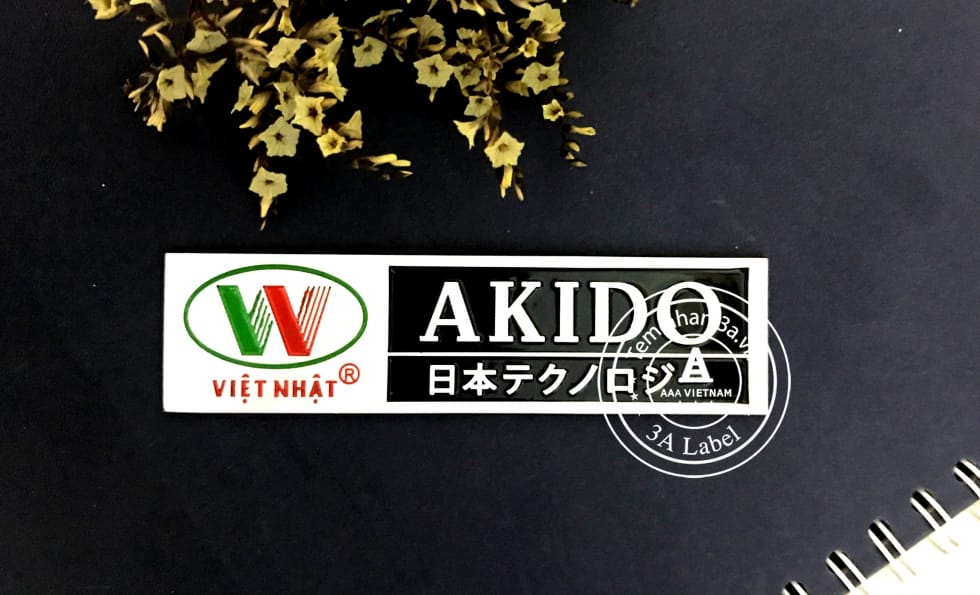 Làm tem nhựa phủ keo Epoxy giá rẻ nhất 