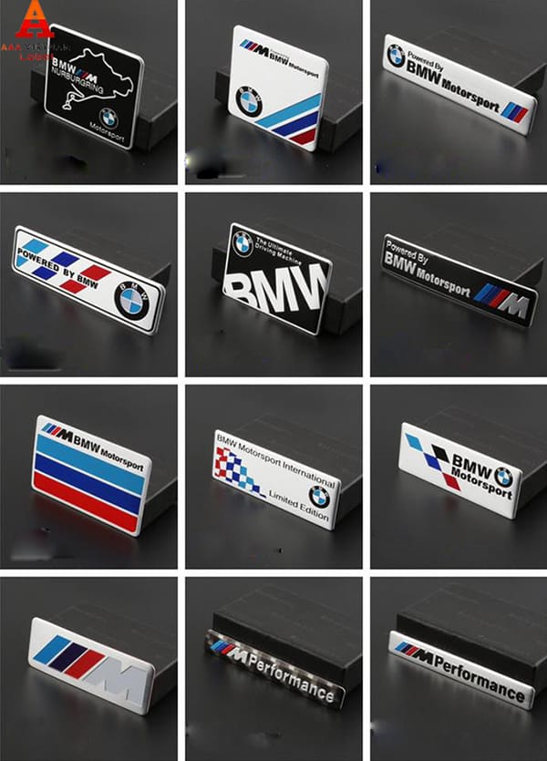 Làm tem nhôm phay xước cho xe máy, xe moto