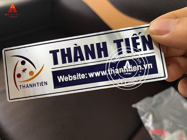 Nhận biết tem nhôm xước chất lượng kém 