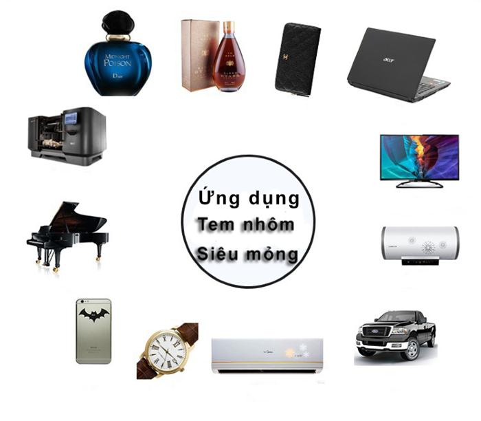 Ứng dụng tem nhôm siêu mỏng giá rẻ