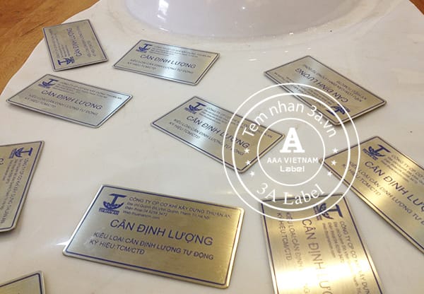 Xưởng làm tem inox ăn mòn giá rẻ, bền đẹp nhất