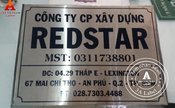 Biển inox ăn mòn đẹp, giá rẻ