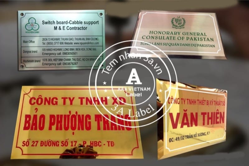 Biển đồng ăn mòn giá rẻ 