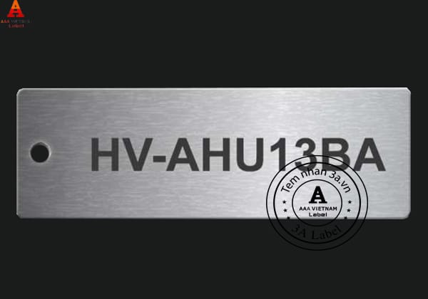 Nhận in ấn tem nhôm in, ăn mòn giá rẻ nhất