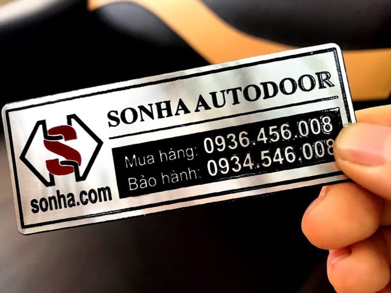 in ấn tem nhôm xước giá rẻ nhất