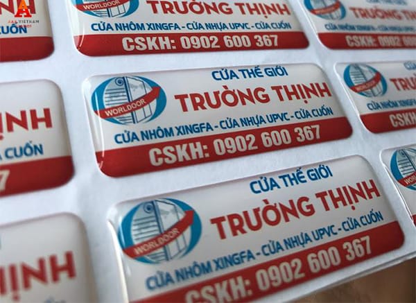 làm tem epoxy giá rẻ 