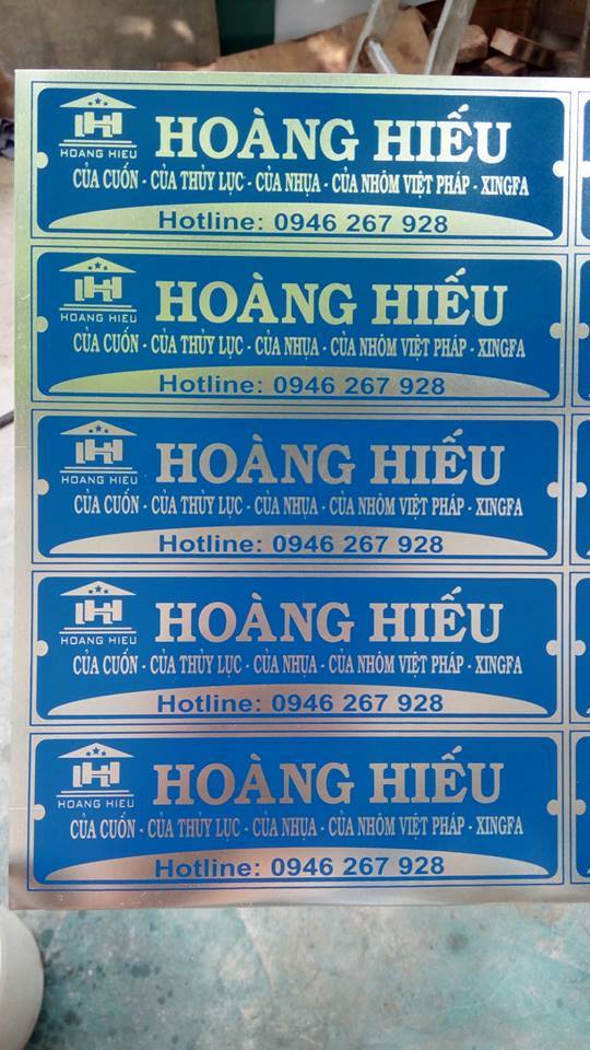 làm tem kim loại giá rẻ, đẹp nhất 10