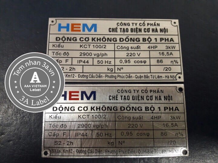 Làm tem mác máy động cơ giá rẻ nhất 17