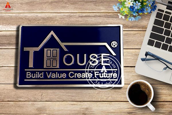 làm tem mác nhôm xước đẹp tem kim loại rẻ