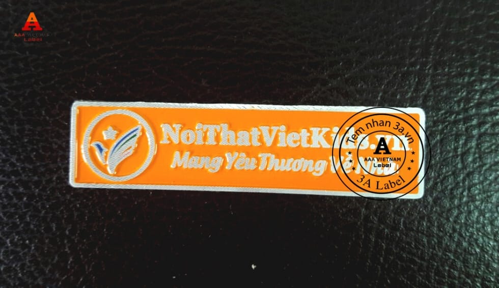 sản xuất tem nhôm tem đồng giá rẻ cho nội thất 6