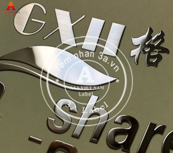 sản xuất trực tiếp tem nhôm mạ