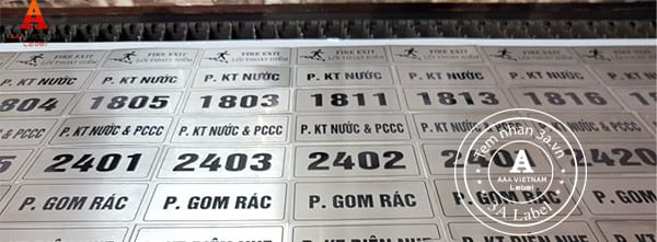 Tem nhôm in, ăn mòn giá rẻ, chính hãng