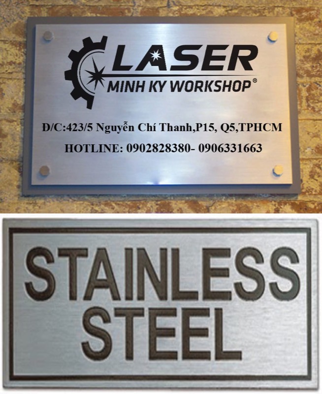 nhận làm tem inox giá rẻ