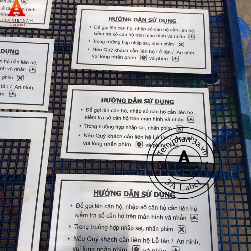 Nhãn mác inox ăn mòn giá rẻ nhất 