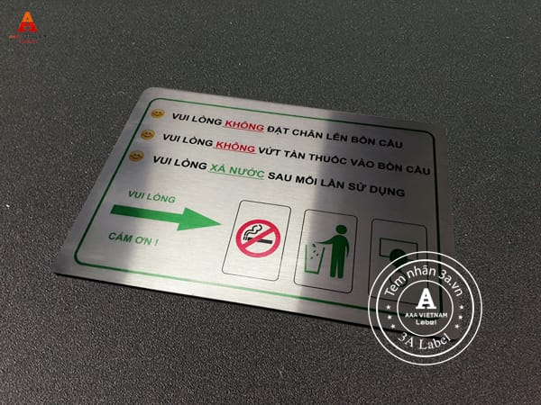 làm tem inox an mòn giá rẻ đẹp