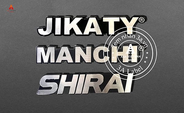 Địa chỉ làm mác nhôm xước, logo nhôm dập nổi giá rẻ