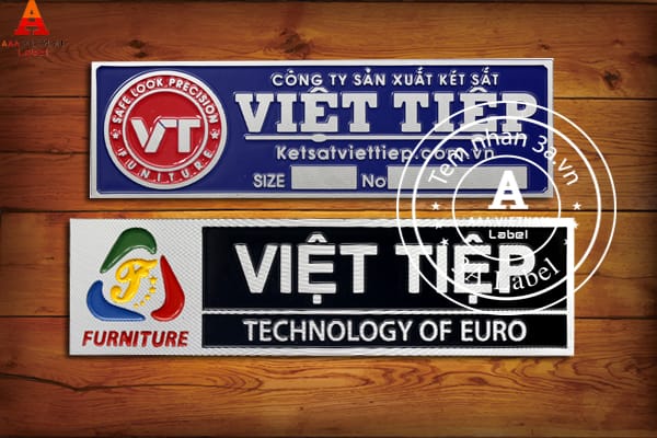 Tem nhôm phay xước, dập nổi giá rẻ nhất