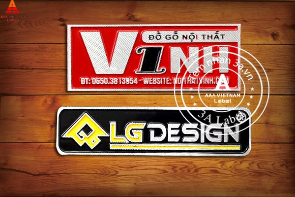 Nhãn nhôm phay giá rẻ 