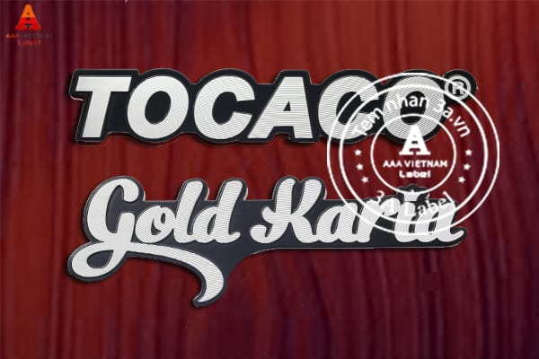 Tem nhôm xước cho máy lọc nước 