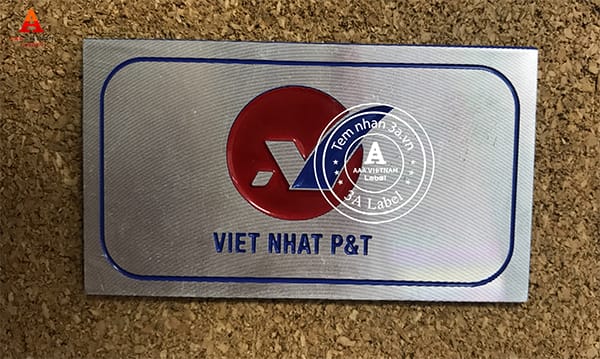 Làm tem nhôm xước giá rẻ cho tủ điện 
