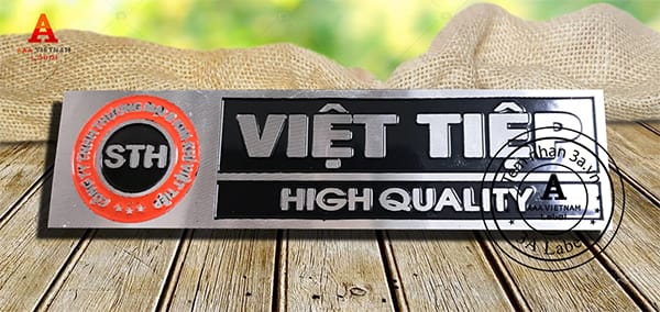 Nhận làm tem nhôm xước cho tủ điện giá rẻ nhất 