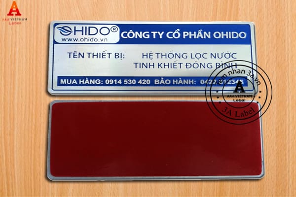 In ấn Tem nhôm xước giá rẻ ở đâu?