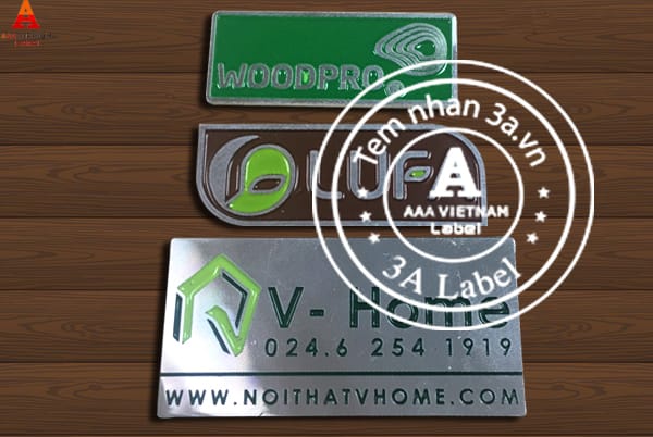 In ấn mác kim loại, tem nhãn kim loại rẻ nhất 