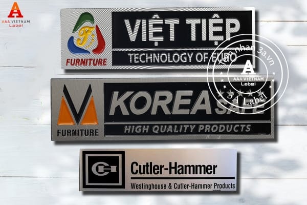 Làm tem mác kim loại và tem nhựa phủ keo epoxy giá rẻ